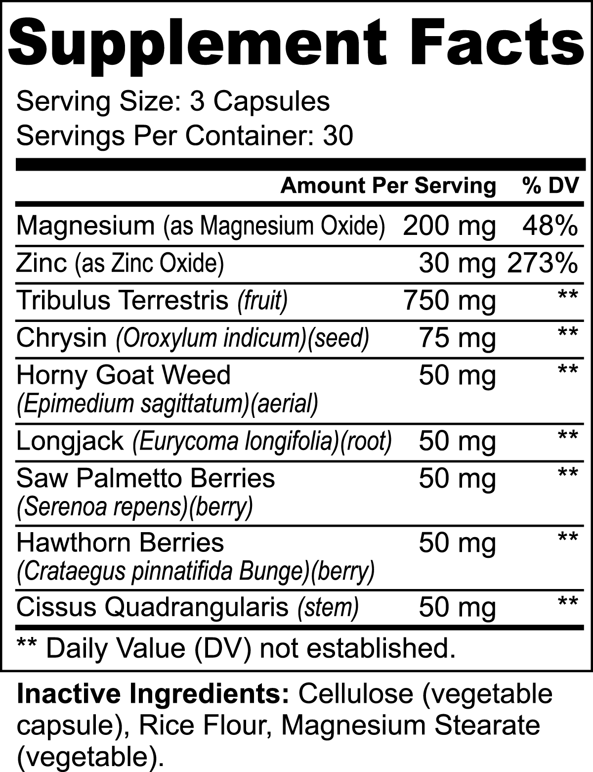 Stellar Mass Testosterone Booster